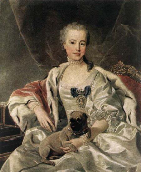 LOO, Louis Michel van ) Portrait of Catherina Golitsyna oil painting image